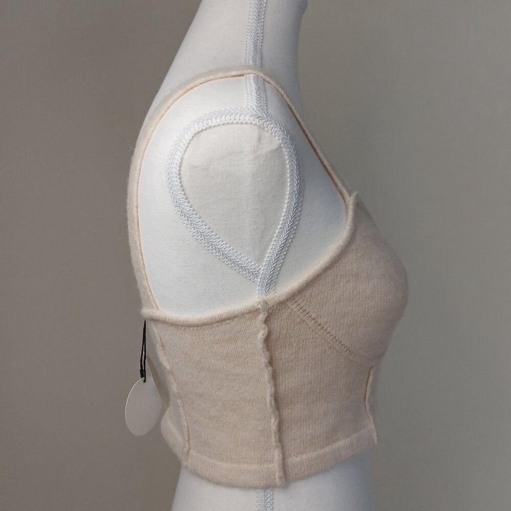 NWT Nia The Brand Ecru Corset Top Size Small - Picture 5 of 9
